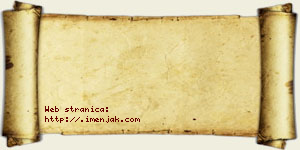 Anica Kovačević vizit kartica